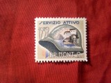 Timbru Ajutor WW2 Elvetia 1939 Servizio Attivo Br.Mont.9.
