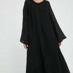 By Malene Birger rochie culoarea negru, maxi, oversize