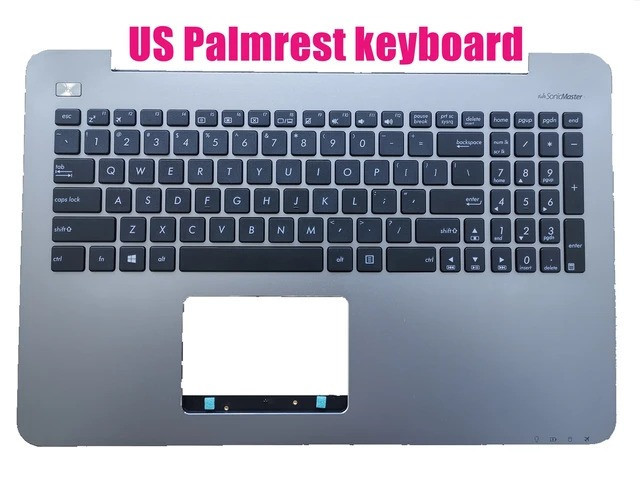 Carcasa superioara cu tastatura palmrest Laptop, Asus, X555L, X554L, K555L, A555L, A554L, R556L, F554L, F555L, F556U, 90NB0AQF-R31US0, varianta metali
