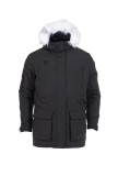 Geaca Barbati Iarna Joma Explorer III Neagra, Impermeabila, Captuseala Polara, Gluga Blana, Buzunare Multiple, Protectie Termica