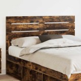vidaXL Tăblie cap cu headboard Stejar fumuriu 150 cm Lemn compozit 888193