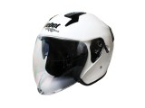Casca moto semi-integrala cu ochelari adulti, Safebet HF-227, culoare alb, marim... Cod Produs: MX_NEW ROY32235