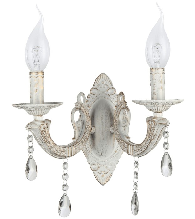 Aplica Pandora Alb Vintage 2xE14 60W