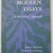 MODERN ESSAYS , A RETHORICAL APPROACH by JAMES G. HEPBURN and ROBERT A. GREENBERG , 1965