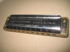 B38-Muzicuta mica M. Hohner Marine band de Luxe Germany. foto