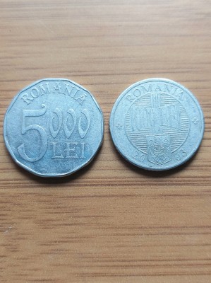 Moneda Romania Lot 2 monede anul 2003 foto