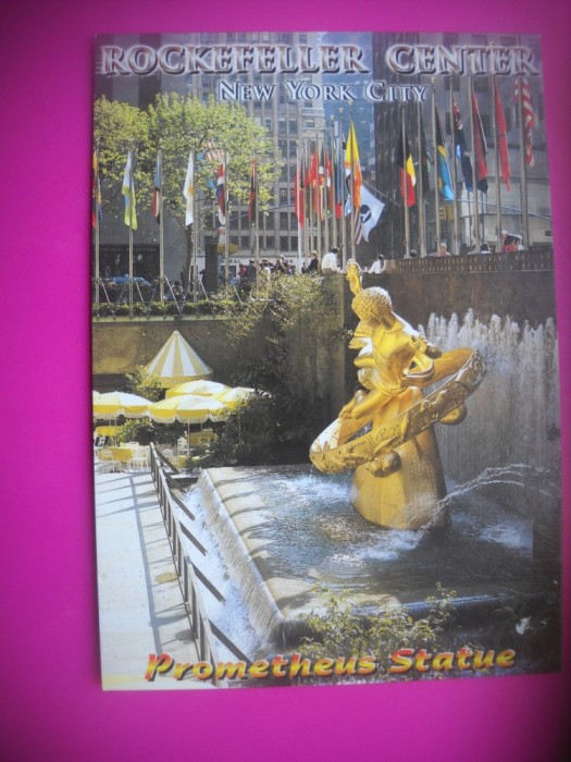 HOPCT 7553 CENTRUL ROCKEFELLER-ONU -NATIUNILE UNITE -NEW YORK -SUA-AMERICA DE NORD -CIRCULATA
