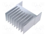 Radiator aluminiu extrudat cu aripioare FISCHER ELEKTRONIK 50x114,2 mm