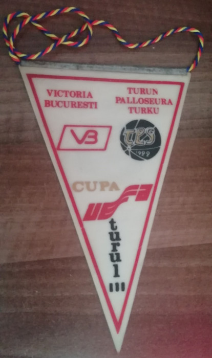 M3 C7 - Tematica sport -fotbal- Victoria Buc - Turun Palloseura Turku 23 11 1988