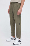 Cumpara ieftin Adidas Performance pantaloni de antrenament Designed for Training culoarea verde, neted