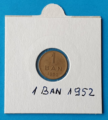 Moneda Republica Populara Romana - 1 Ban 1952 foto