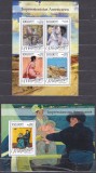 Cumpara ieftin DB1 Pictura Mozambic Impresionisti Americani MS + SS MNH