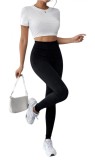 Colanti Dama Talie Inalta Negri Push-Up Fitness Yoga Sport Casual Eleganti - Marimea L