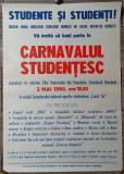 Afis Carnavalul Studentesc 1980, Ziua Tineretului din RSR