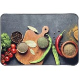 Covor Bucătărie 40X60 Cm &ndash; Aromates Compozitie 100% Polyester Moftx