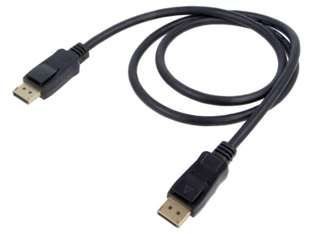 Cablu DisplayPort Goobay 1m negru, mufă DisplayPort, 8K, HDCP 2.2, certificat VESA
