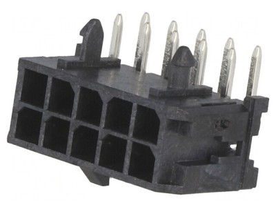 Conector Micro-Fit 3.0 10-Pin 3mm THT 8.5A foto