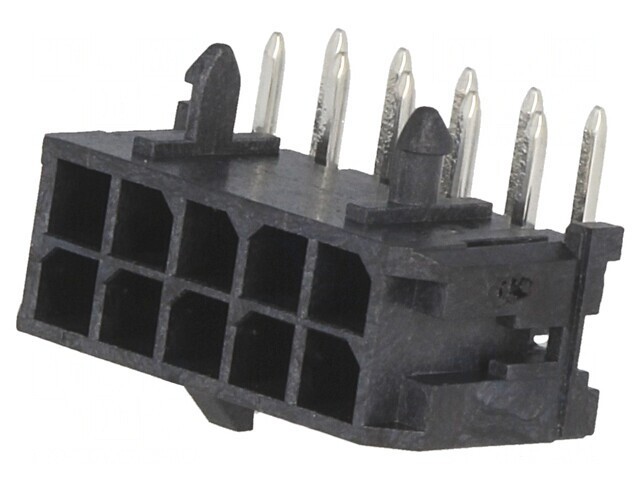Conector Micro-Fit 3.0 10-Pin 3mm THT 8.5A