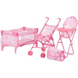 Set jucarii pentru papusi Chipolino Trixy 3 in 1 stars