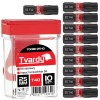 Set 10 biti impact T40 x 25mm otel S2 Tvardy T00181-25-10 Torx profesional