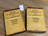 De la T Maiorescu la G Calinescu - Antologia criticilor romani 2 vol