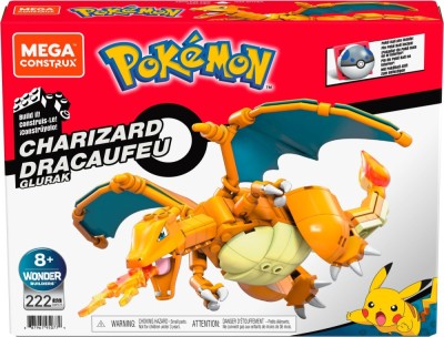 POKEMON MEGA CONSTRUX CHARIZARD DRACAUFEU GLURAK foto