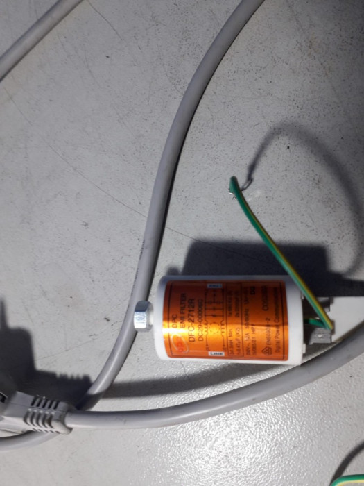 Condensator plus cablu alimentare masina de spalat SAMSUNG WF1602W5C / C31