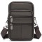 Geanta barbati, BUSY LDY&amp;GTM&reg; Swift, piele naturala, de umar si atasabila la curea, maro inchis