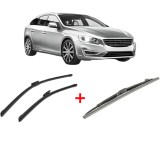 Cumpara ieftin Set 3 stergatoare VOLVO V60 I (155) 2010 - 2018, pentru parbriz si luneta, Bosch Twin