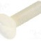 Surub M4, poliamida, lungime 16mm, ingropat, pas filet 0.7, DREMEC - 8G202M4X16