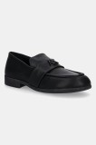 Armani Exchange mocasini culoarea negru, cu toc plat, XW001635 AF13876 UC001