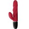Vibrator Iepuras Great Rabbit, 10 Moduri Vibratii, Silicon, USB, Rosu, 23.5 cm, Mokko Toys, Velvet Obsession