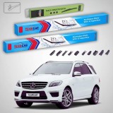 Cumpara ieftin Ștergătoare Mercedes-Benz Clasa M W166 2011 | Set Față și Spate Flat &ndash; TeamCar&reg;