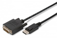 ASM Cablu adaptor Displayport 1.1a DP la DVI-D 2m black foto