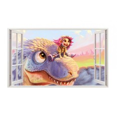 Sticker decorativ cu Dinozauri, 85 cm, 4258ST