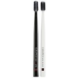 Curaprox 540 Black is White Periuțe de dinți ultra soft Black &amp; White 2 buc