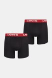 Levi&#039;s boxeri 2-pack culoarea negru, 37149-1196