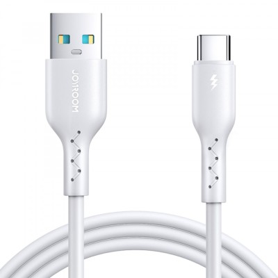 Cablu transfer date si incarcare Joyroom A26-AC3 USB-A - USB-C 3A 1m, Alb foto