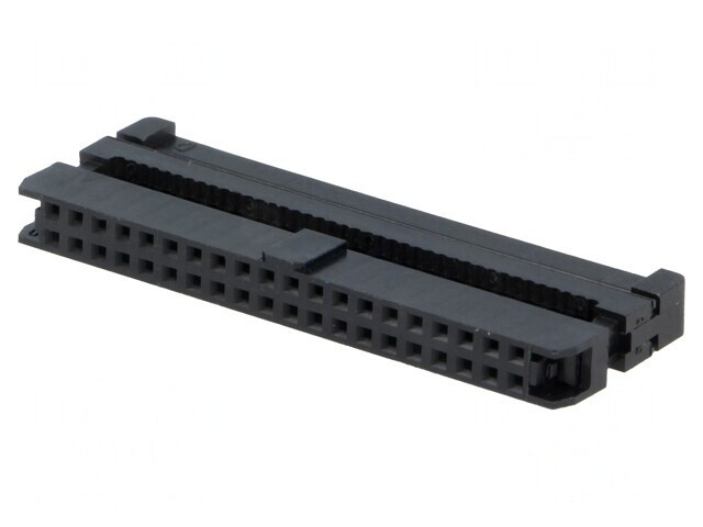 Mufă IDC Mamă 40 Pin Presare Cablului 1mm Neagră