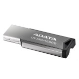 MEMORIE USB ADATA 128 GB, USB 3.2 gen 1, clasica, carcasa metalica, argintiu, &quot;AUV350-128G-RBK&quot; (timbru verde 0.03 lei)