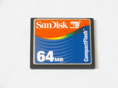 Card memorie Compact Flash CF 64 MB SanDisk foto