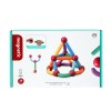 Set de constructie magnetic - Forme 3D (34 piese), Bufnitel