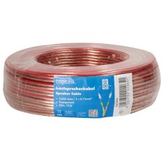 ROLA cablu audio, conductor din CCA, 2*0.75mm2, 25m, transparent