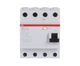 Diferential RCCB 63A 4P 30mA 6kA tip AC ABB FH204 2CSF204002R1630