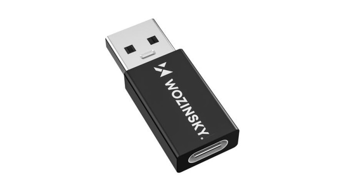 Adaptor OTG Wozinsky WAAC-01 USB-A - USB-C - Negru