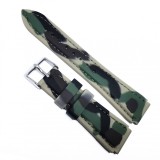 Cumpara ieftin Curea de ceas din Silicon - Model Camuflaj - 18mm, 20mm