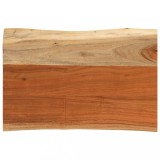 vidaXL Blat masă 70x40x3,8 cm dreptunghiular lemn acacia margine vie 370633