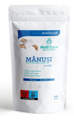 Multi care antiseptik manusi spalarea corpului 10buc foto