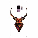 Husa silicon pentru Samsung S9, Geometric Tibetan Antelope