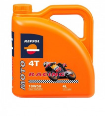 Ulei moto Racing 4T 10W50 4L, Repsol foto